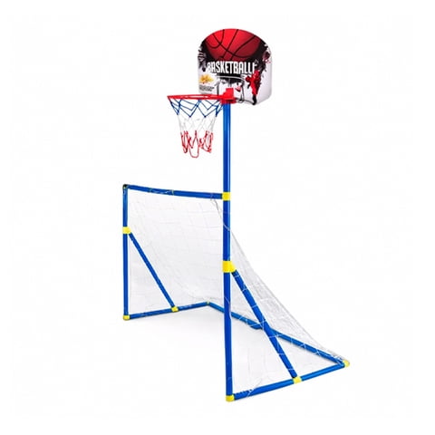 Genérico - Arco De Futbol Infantil 154 X 65 Cm + Basket + Doble Pelota - Lt-15A30