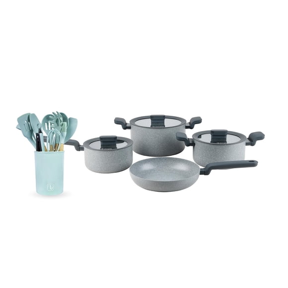 Batería de Cocina Pompei + Set 12 Utensilios Calipso Simplit