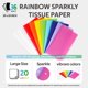 thumbnail image 2 of Papel Seda Glitter SUNCOLOR, 36 Hojas de 20 x 20 in, 2 of 3