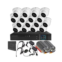 Vipa - Kit 16 Cámaras Seguridad Interior Con Disco Duro I116Ldd