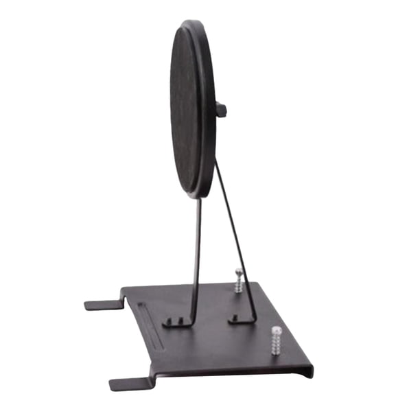 Almohadilla de tambor de alta resistencia, reemplaza piezas de instrumentos de percusión accesorio almohadilla de tambor para entrenamiento entusiasta Negro