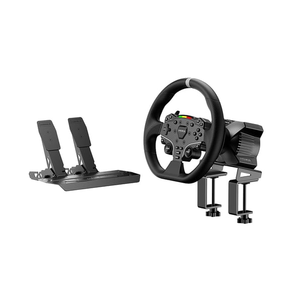 Paquete de Volante y Pedales Moza R3 PC Racing Simulator