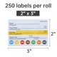 thumbnail image 4 of Etiqueta L LIKED 2x3 pulgadas – Rollo de 250 etiquetas disolubles, 4 of 6