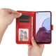 thumbnail image 3 of Funda tipo cartera FOXDOCK para OPPO Reno 7 Lite , diseño girasol en relieve, cuero PU, cierre magnético, soporte y tarjetero, 3 of 5