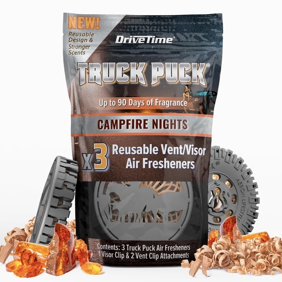 Ambientador Para Auto Truck Puck Campfire Night De