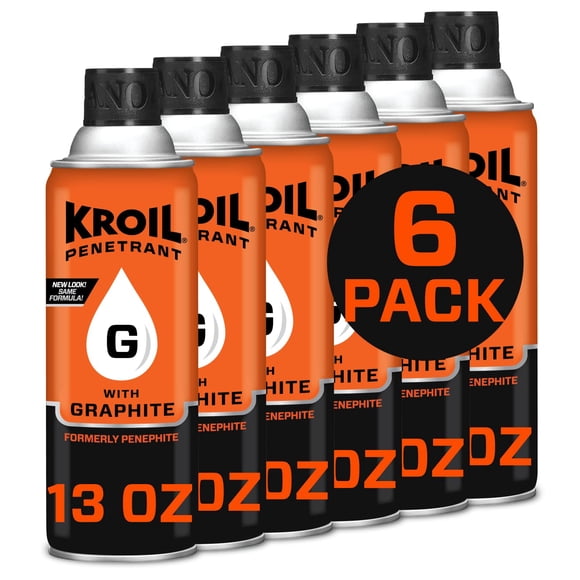 Spray Lubricante KROIL Penephite con Grafito 369 ml Paquete de 6