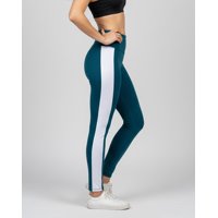 Flix Spa - Calza Mujer Algodón Nacional Tiro Alto Con Franja Lateral Alta Calidad