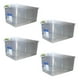 thumbnail image 1 of Pack 4 Cajas Organizadoras 61 Litros Wenco 66x41x31 Cm Transparente Transparente, 1 of 4