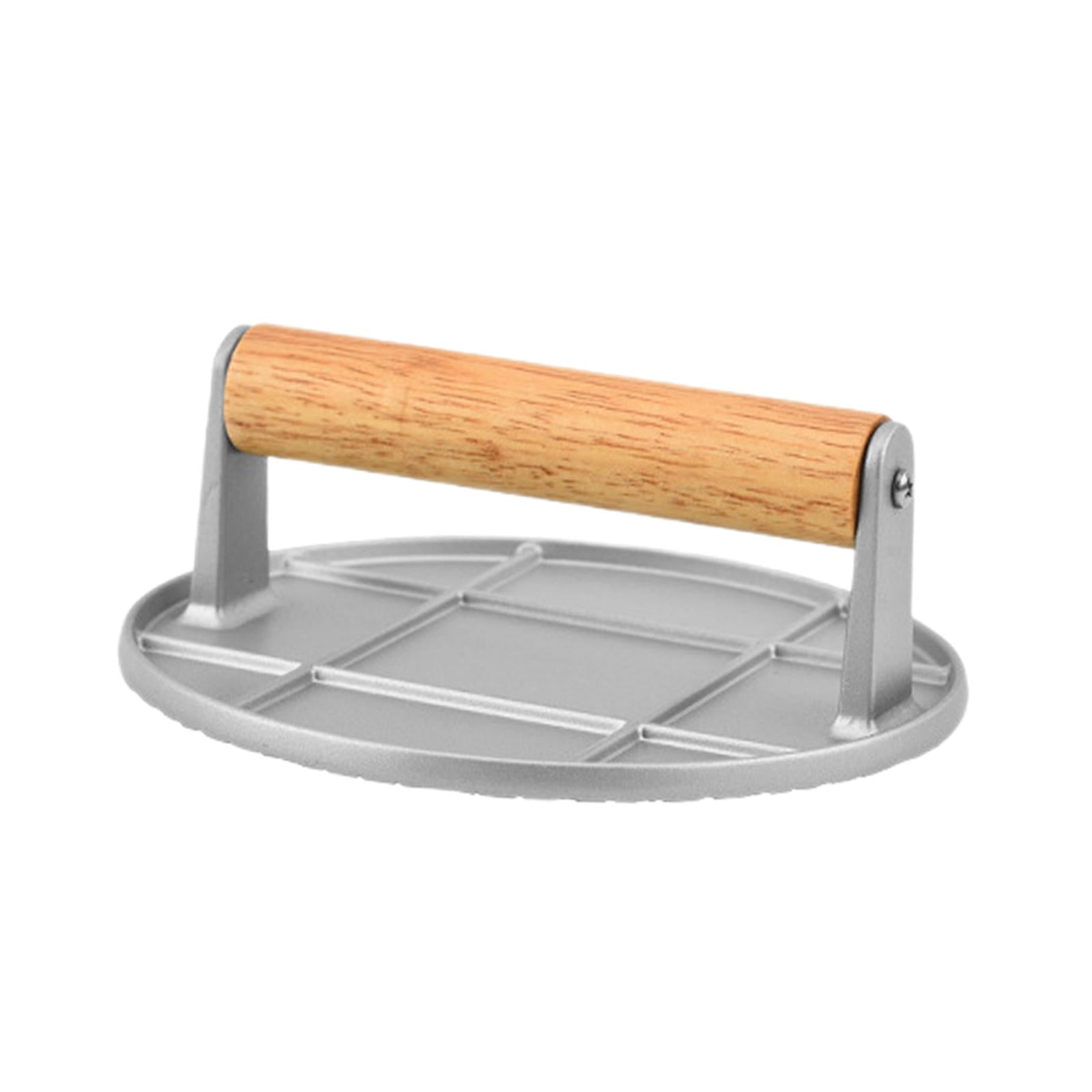 Bothyi - Prensa Para Hamburguesas Utensilio De Cocina Prensa Para Hamburguesas Para Hamburguesas Sartén Antiadherente Para Asar A La Parrilla Redonda