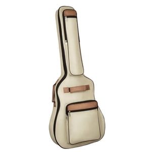 Magideal - Bolsas De Bajo De Guitarra Eléctrica Oxford Estuche De Transporte Con Correas Ajustables Mochila Bolso De Almacenamiento Estuche Suave Acolchado Bolsa , Khaki Caqui