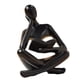 thumbnail image 2 of Estatuilla Estatuilla Humana Figuras Estatua Del Pensador Para Estante De Escritorio Sala De Estar 8.5cmx6cmx11.5cm Negro, 2 of 5