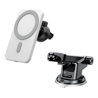 Genérico - Cargador Para Iphone Auto Inalámbrico Carga Rapida Blanco