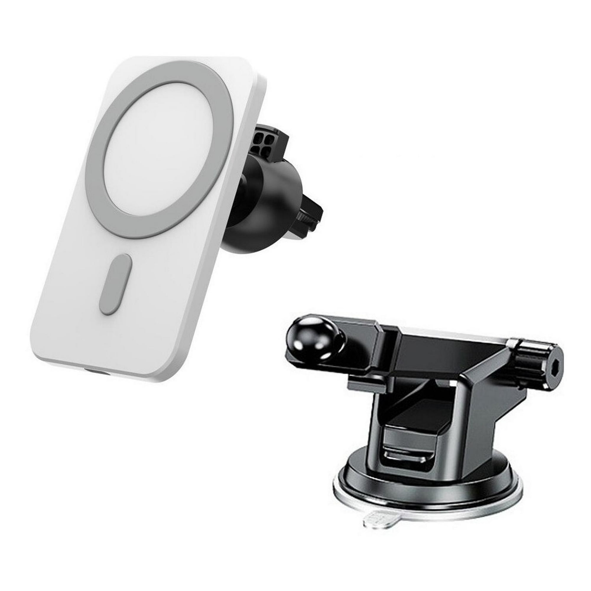 Genérico - Cargador Para Iphone Auto Inalámbrico Carga Rapida Blanco