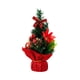 thumbnail image 1 of Mini árbol De Navidad Artificial, Adornos Colgantes Para Encimera, Escritorio Interior, Rojo, 1 of 5