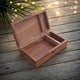 thumbnail image 2 of Caja de madera de nogal LONMAIX hecha a mano para recuerdos, fotos, 2 of 8