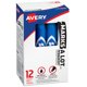 thumbnail image 1 of Marcadores Marks-A-Lot Azul 12 unidades con punta de cincel, 1 of 7