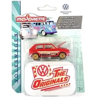Vehículo Majorette Colección Deluxe Volkswagen Golf Mk1 Rojo