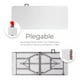 thumbnail image 3 of Mesa Plegable Camping 180 X 75 Cms Portátil Color Blanco, 3 of 3
