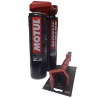 Kit De Limpieza Motul C1 + Lubricante C2 400 Ml + Cepillo