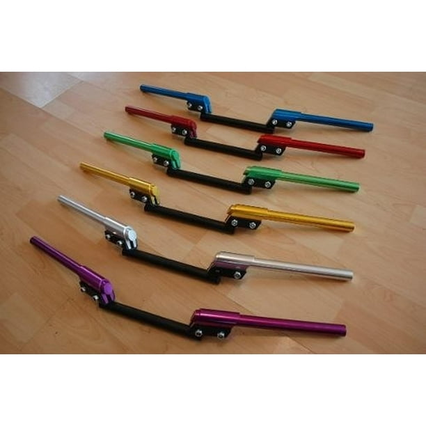 Manubrio Deportivo Para Motos 7/8 22mm plateado