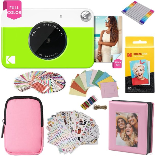 Paquete de regalo para cámara de impresión instantánea KODAK Printomatic, color verde