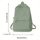thumbnail image 2 of Simple Large-capacity Backpack, Lightweight And Versatile Backpack, Black Class Bookbag, College Student Backpack, Women's Backpack, 2 of 5