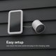 thumbnail image 2 of Panel solar SimpliSafe para cámara de seguridad exterior blanco, 2 of 4