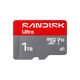 thumbnail image 1 of Tarjeta SANDISK Ultra microSD UHS-I de 1TB - Velocidad de lectura de hasta 195MB/s, vídeo Full HD, V10, U1, C10, A2 - SDSQUJQ-1T00-GZ6MA, 1 of 3