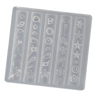 Ioensy - Modelo De Silicona De Concha, Modelo De Arte De Uñas Moderno Para Uñas, Artículos Pequeños, Manualidades De Bricolaje