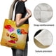 thumbnail image 3 of Pacman Bolso de tela con estampado de lienzo para mujer, bolsa de compras reutilizable y estética, con cremallera interior, regalo para mujer,40*45cm., 3 of 6