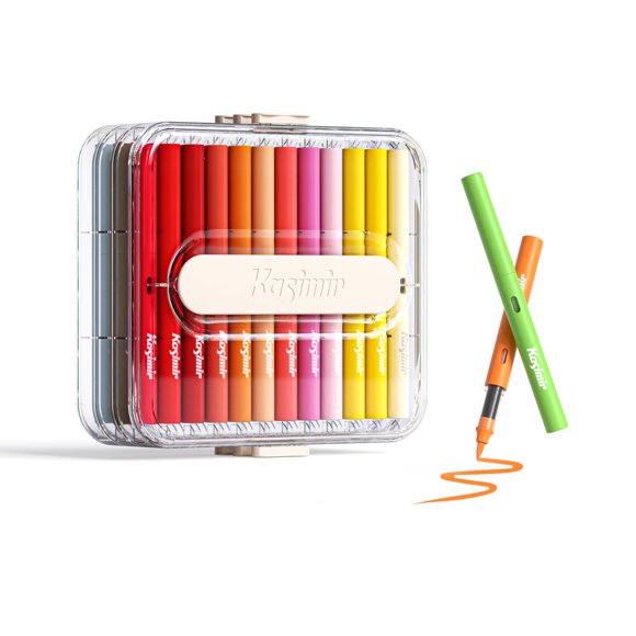 Marcadores de Pintura Kasimir 36 colores punta de pincel secado rápido