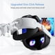 thumbnail image 2 of Compatible con Meta Quest 3/2/S - Correa ajustable para auriculares de RV con accesorios de recambio de esponja suave para una mayor comodidad-Blanco, 2 of 6