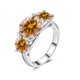 thumbnail image 1 of Anillos de Moissanita 5CTTW para Mujer Color D VVS1 Anillo de Compromiso de 3 Piedras Anillo de Banda de Boda de Aniversario de Plata Esterlina 925 Talla 5-10, 1 of 7