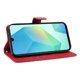 thumbnail image 4 of Funda tipo cartera con tapa para Samsung Galaxy A17 con tarjetero, soporte y cubierta magnética Rojo, 4 of 6