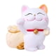 thumbnail image 1 of Portalápices Con Estatua De Gato, Almacenamiento De Decoración, Portalápices Cosmético Para El Hogar, Soporte Beige, 1 of 3