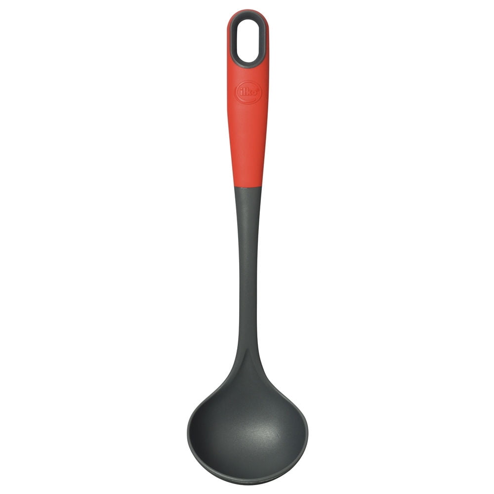 Ilko - Cucharon Nylon 37X9 Cm Rojo - Negro