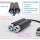 thumbnail image 2 of Luz LEDCARE para coche Proyector de estrellas USB Rojo/Azul, 2 of 7
