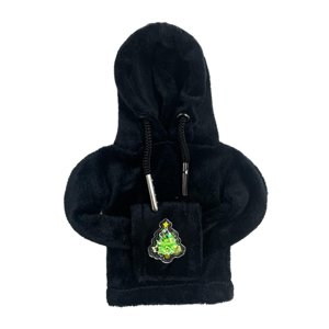 Magideal - Funda De Perilla De Palanca De Cambios Automotriz De Navidad, Funda Con Capucha, Decoración De Navidad, Protector De Engranaje De Perilla Divertido Árbol De Navidad Negro