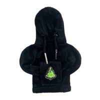 Magideal - Funda De Perilla De Palanca De Cambios Automotriz De Navidad, Funda Con Capucha, Decoración De Navidad, Protector De Engranaje De Perilla Divertido Árbol De Navidad Negro