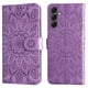 thumbnail image 1 of Funda tipo cartera FOXDOCK para Samsung Galaxy A25 5G , diseño girasol en relieve, cuero PU, cierre magnético, soporte y tarjetero, 1 of 5