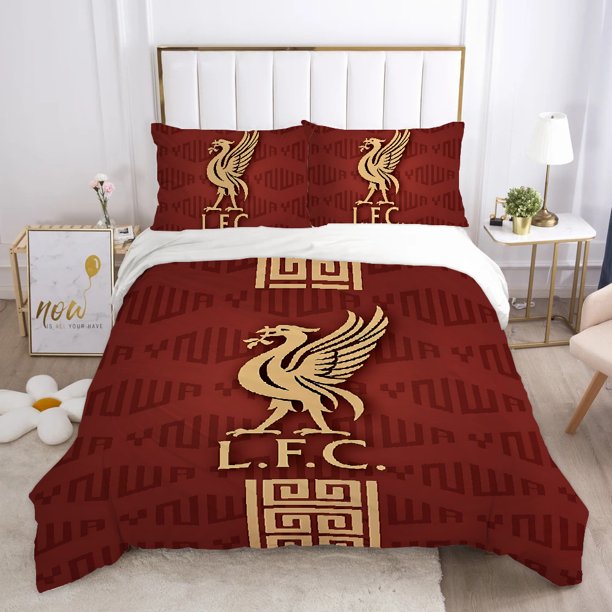 v72 Bed Sheets Bear Cover Double Comforter Bedding Sets Bedding Set Duvet L-liverpools fc Cover Queen Comforter Sets Quilt Pillowcase Quilt 3-Piece Bedding Set (1 Duvet Cover + 2 Pillow Shams) Bed She