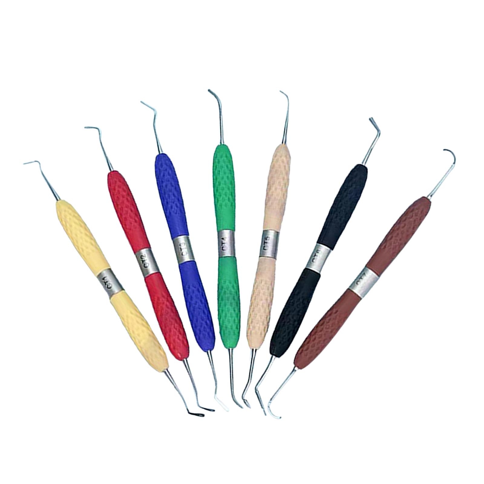 Ioensy - Compuesto De Instrumento De Llenado De Compuesto Dental De 7 Piezas Para