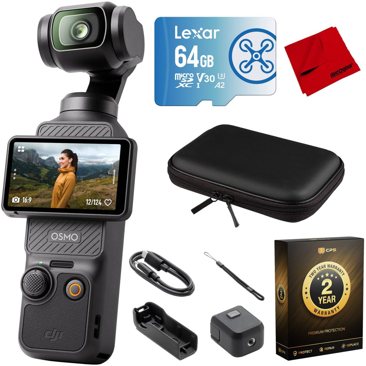 Estabilizador De Mano Gimbal Dji Osmo Pocket 3 Con 4k/120fps