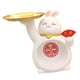 thumbnail image 2 of Estatuilla De Conejo Mesa Centro De Mesa Titular De La Llave De Entrada Bandeja De Joyería Moderna Estilo B, 2 of 3