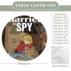 thumbnail image 2 of Harriet La Espía theme Fitted Round Tablecloths Elastic Edged Table Covers Waterproof Table Cloth For Kitchen Holiday Party Tables Decor 120cm, 2 of 6
