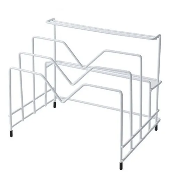 Genérico - Soporte Para Cuchillos Tablas De Picar Tapas De Olla Cocina