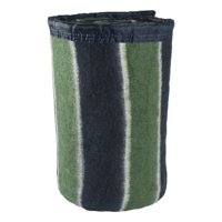 Frazada Andes Listada 2 Plaza Azul Verde