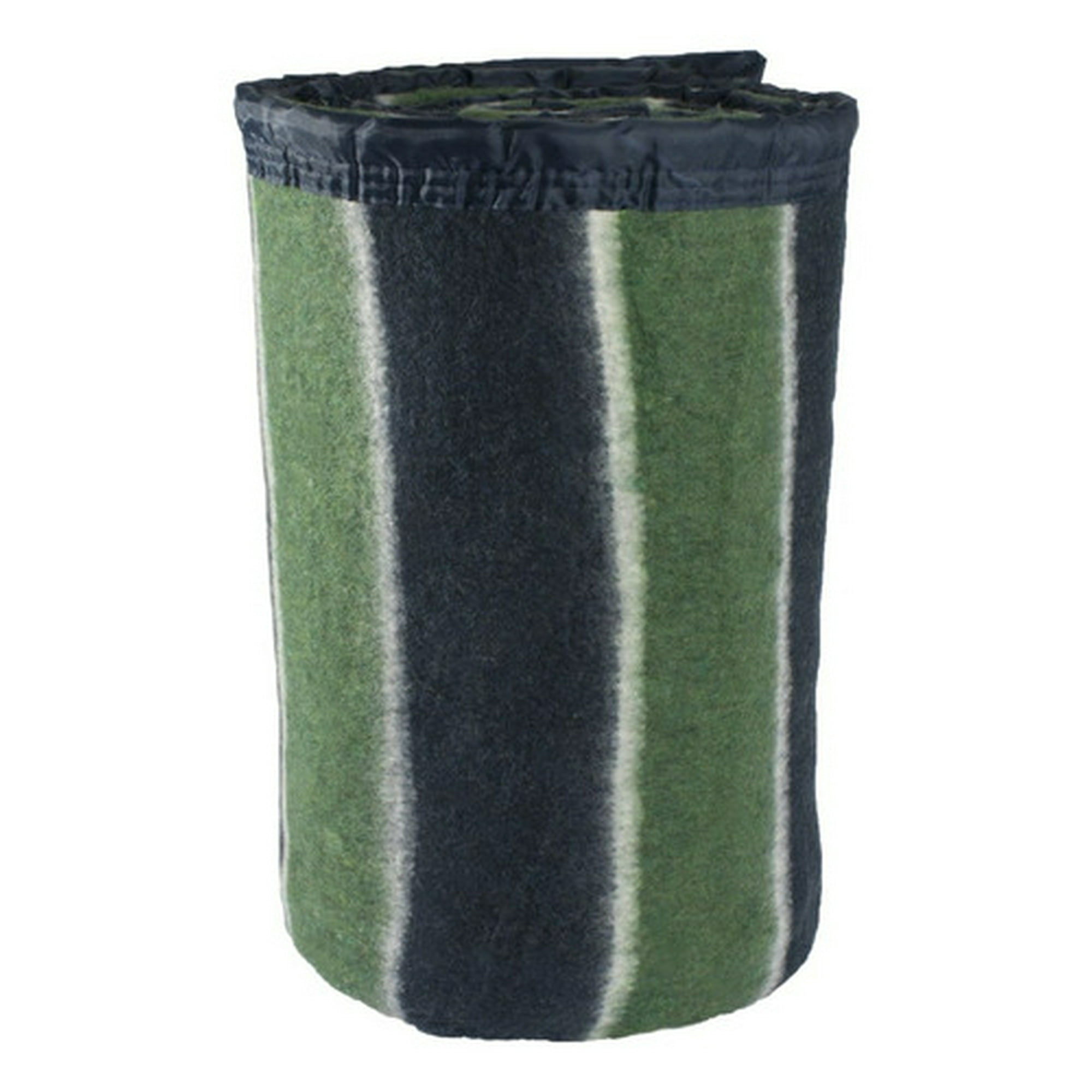 Frazada Andes Listada 2 Plaza Azul Verde