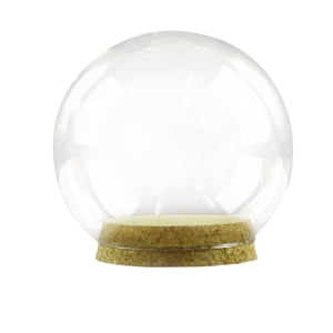 Bothyi - Expositor Con Base De Corcho Soporte Protector Decorativo Cumpleaños 10Cmx10Cmx10Cm