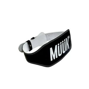 Muuk - Cinturón Para Levantamiento De Pesas Cuero Xl